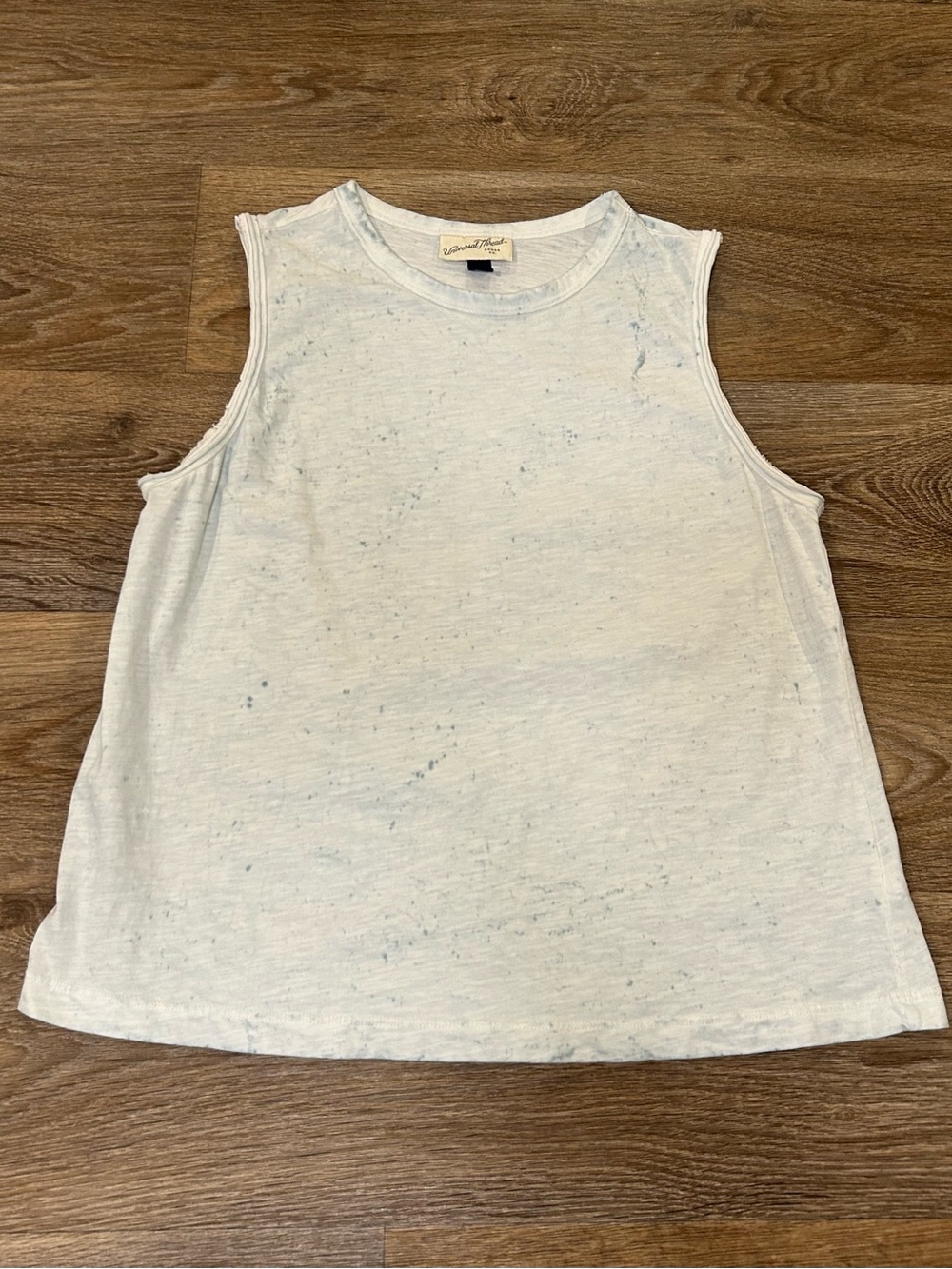 Universal Thread Light Blue Speckled Tank Top